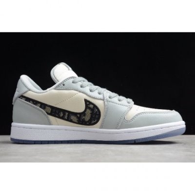 Nike Air Jordan 1 Low Aj1 Gri / Siyah Basketbol Ayakkabısı Türkiye - U5LD8BT4